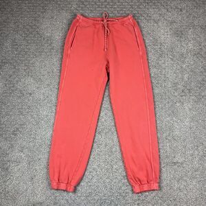 Xirena Sweatpants Womens XS Orange Fleece Joggers Athliesure USA Made Lounge